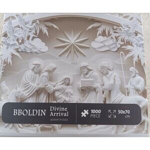 Divine Arrival 1000 Piece Jigsaw Puzzle with Poster BBOLDIN 50x70 cm
